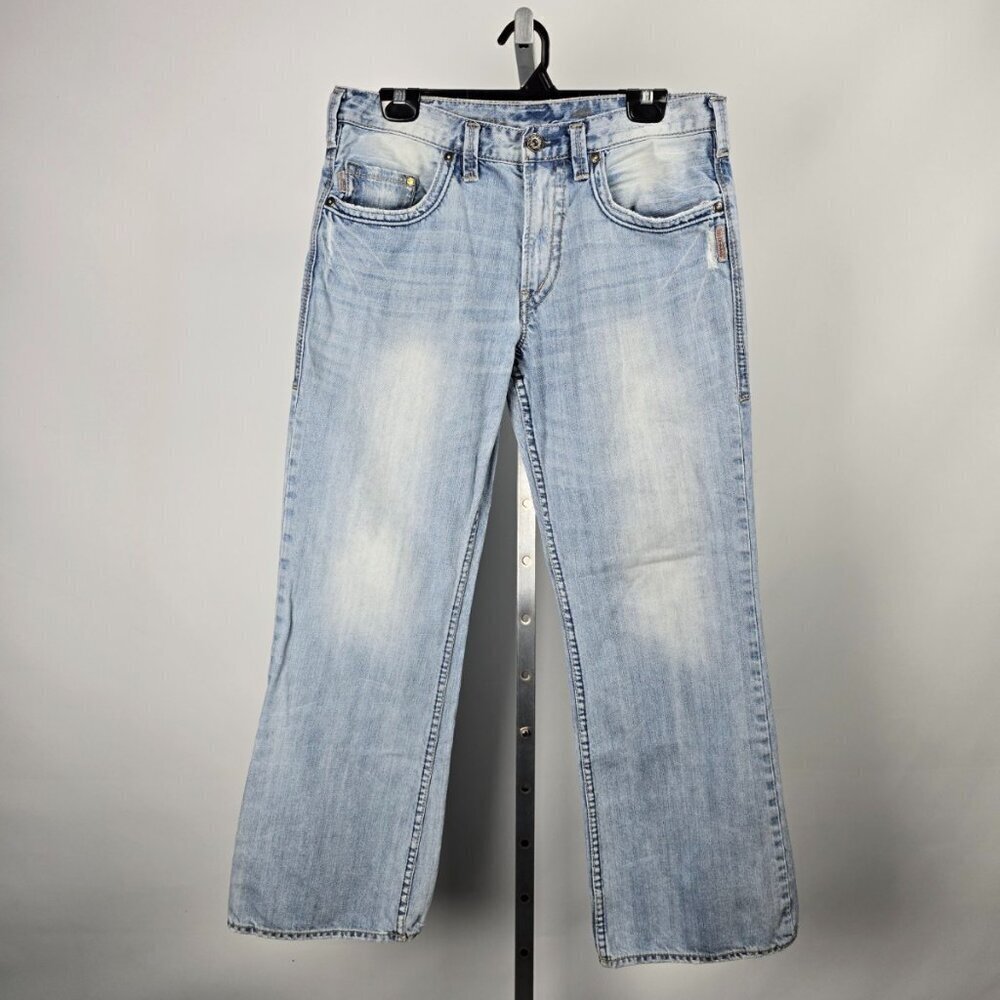 Silver Grayson Jeans Relaxed Fit Straight Leg Light Wash W33/L30